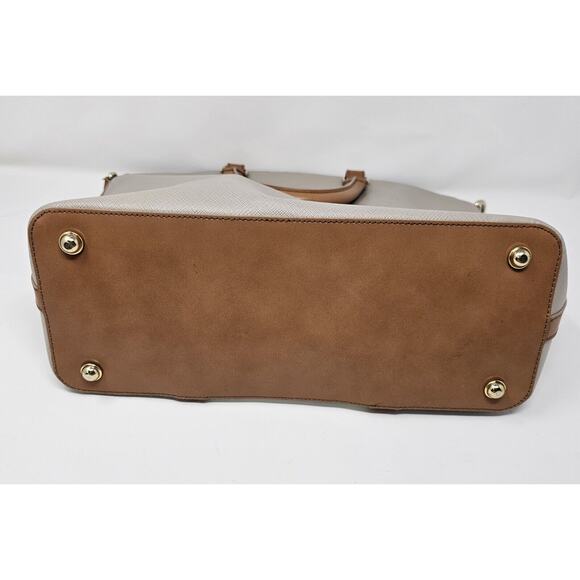 Brahmin Large Duxbury Satchel Bag in Macaroon Lady Vineyard Croc - Picture 5 of 9